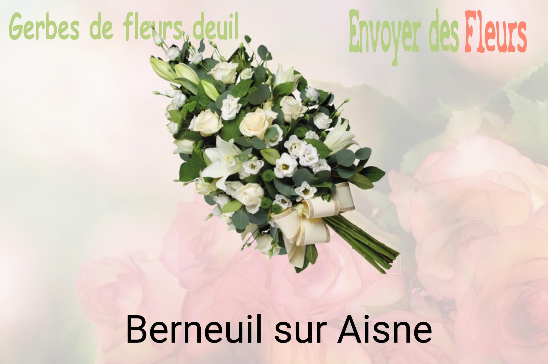Gerbe de fleurs de deuil livrée à Berneuil-sur-Aisne